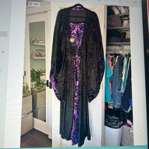 Black And Purple Costume